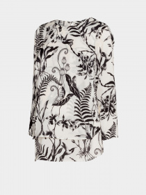 Блуза H&M модель 0586650_білий з чорним Фото