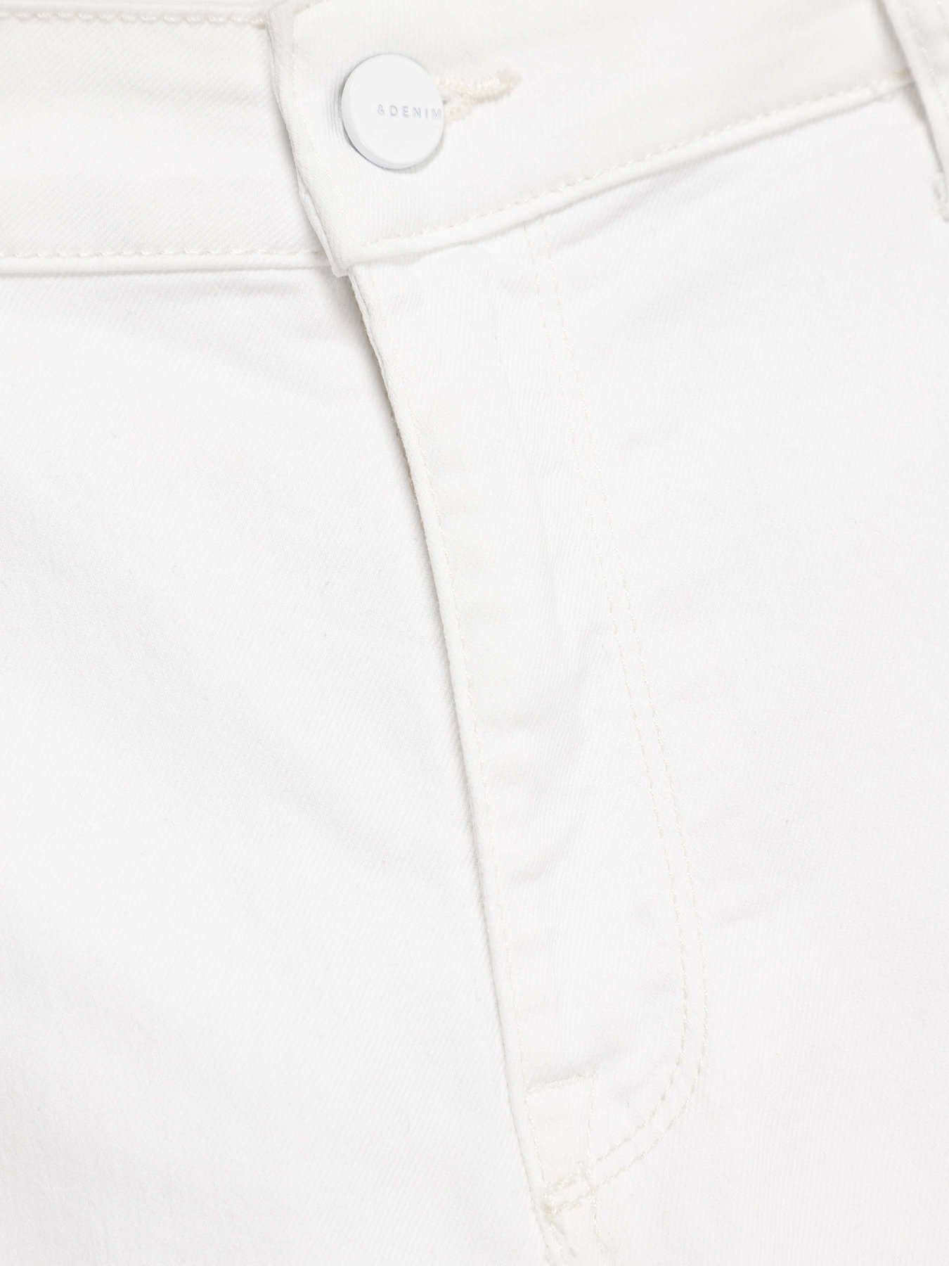 Прямые джинсы H&M модель 0399256_білий Фото