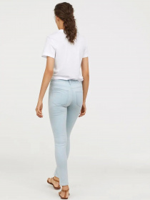 Скіні джинси H&M модель 0399256_блакитний Фото