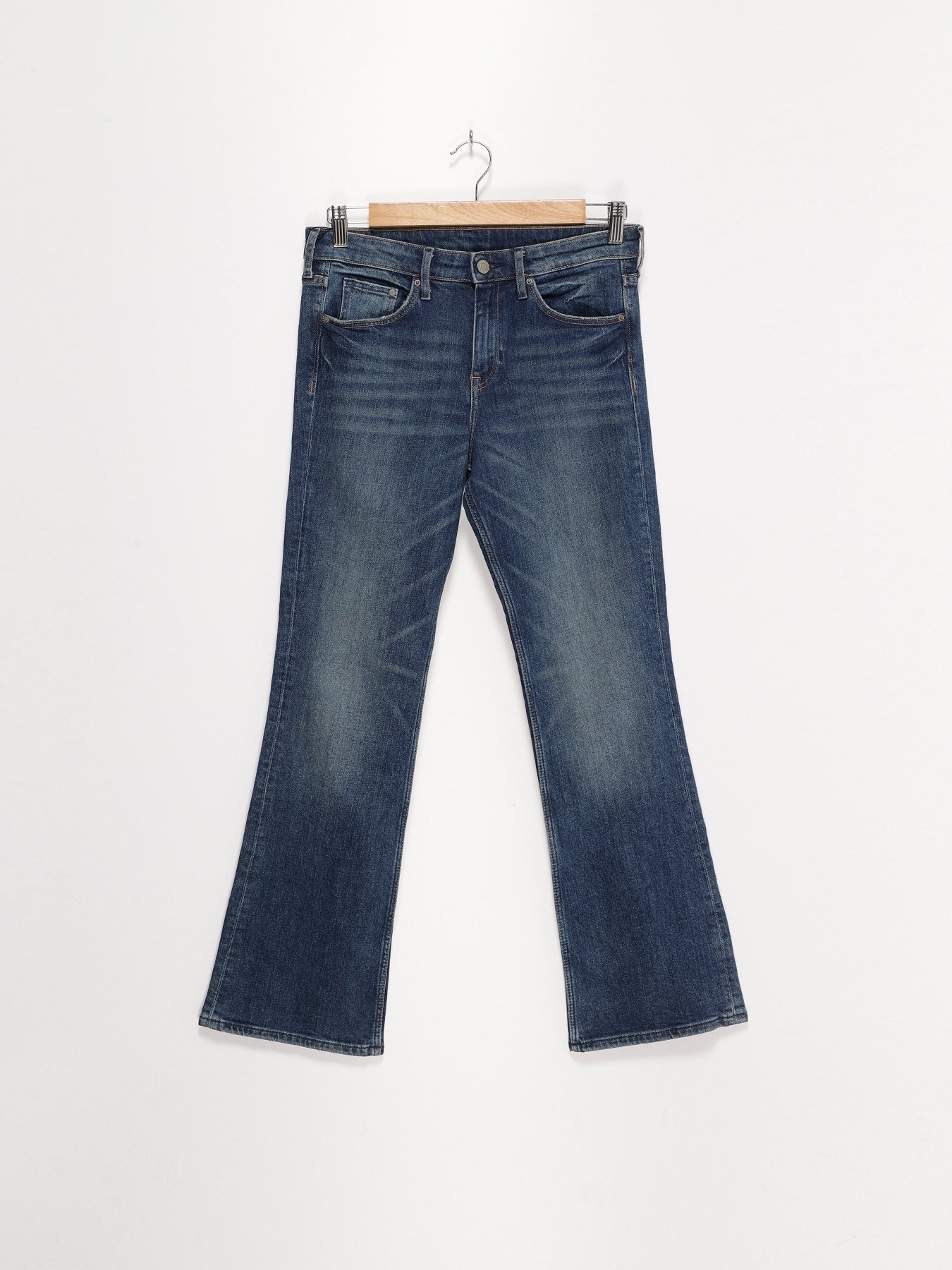 Прямі джинси H&M модель 0400305_синій Фото