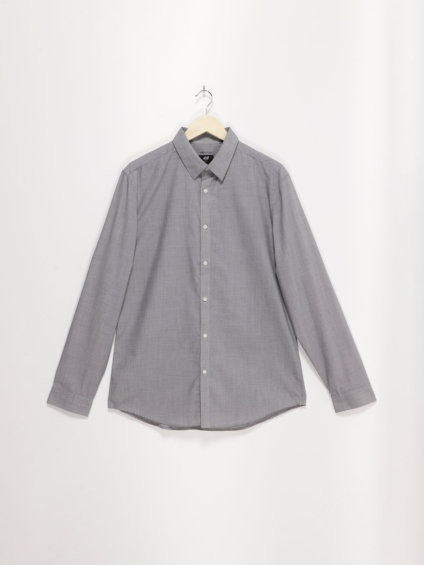 Рубашка H&M модель 0400531_сірий Фото