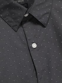 Рубашка H&M модель 0400531_т.сірий комб. Фото