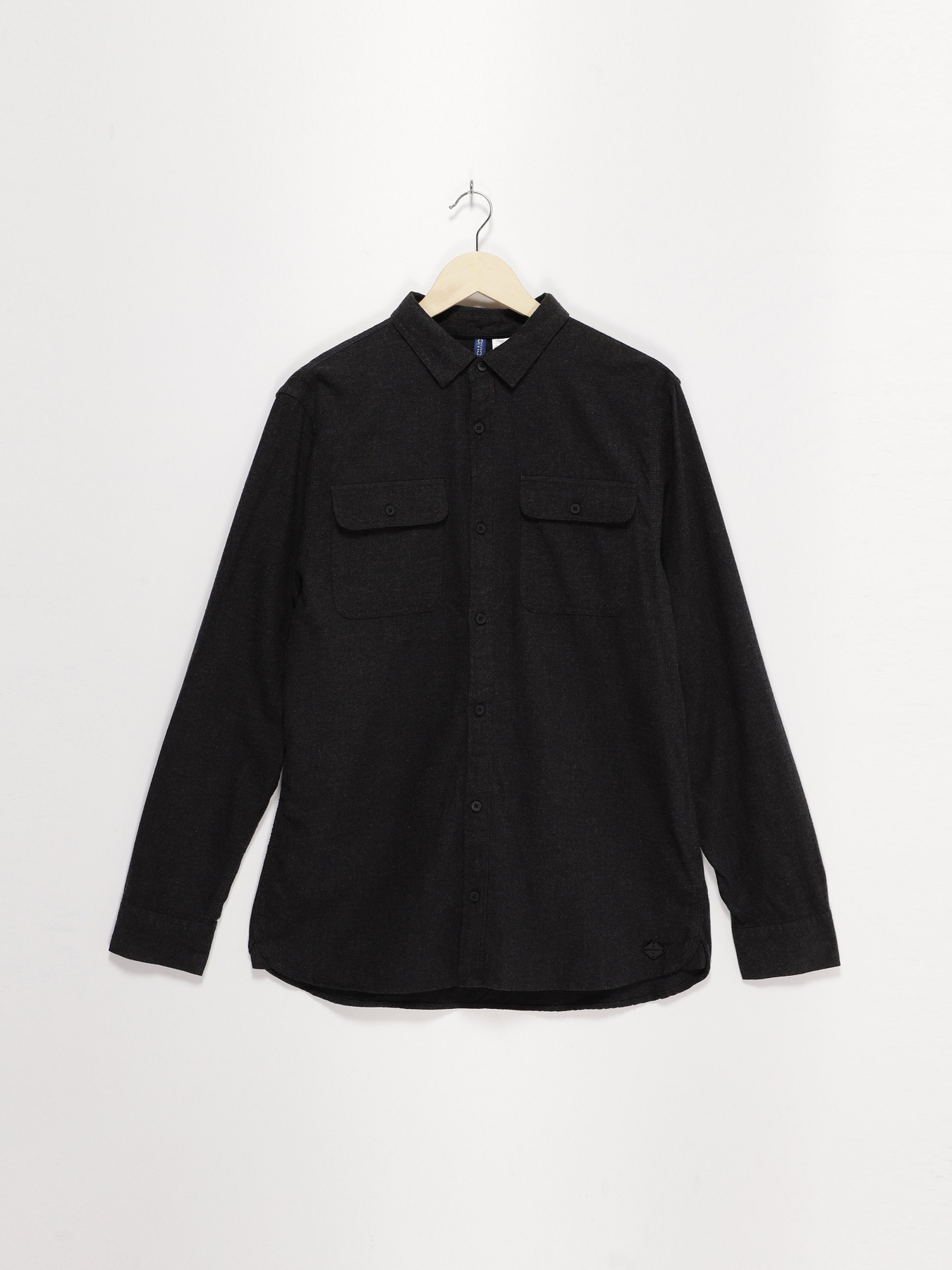 Рубашка H&M модель 0400658_т.сірий Фото