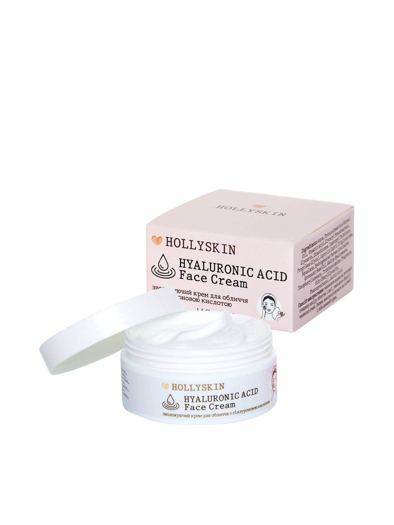 Увлажняющий крем для лица Hyaluronic Acid Hollyskin модель 0212h Фото