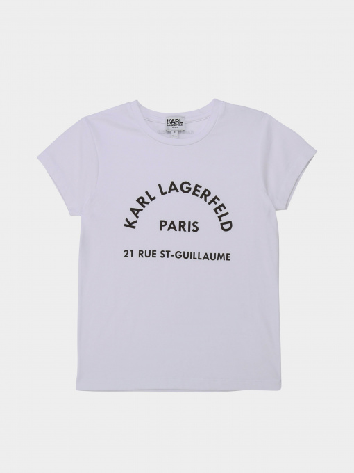 Футболки і поло Karl Lagerfeld Kids модель Z15M59/10B Фото