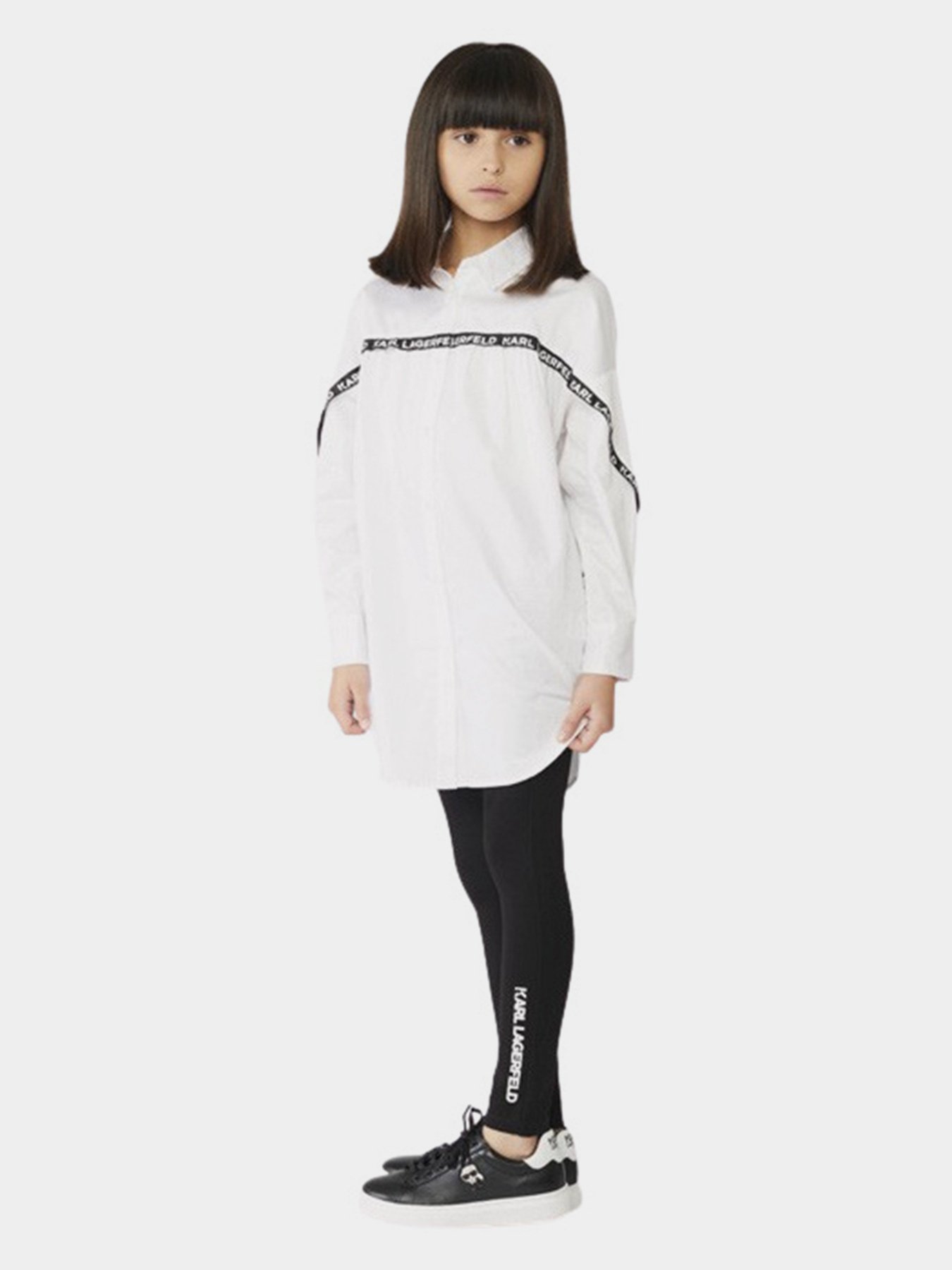 Платье мини Karl Lagerfeld Kids модель Z12197/10B Фото