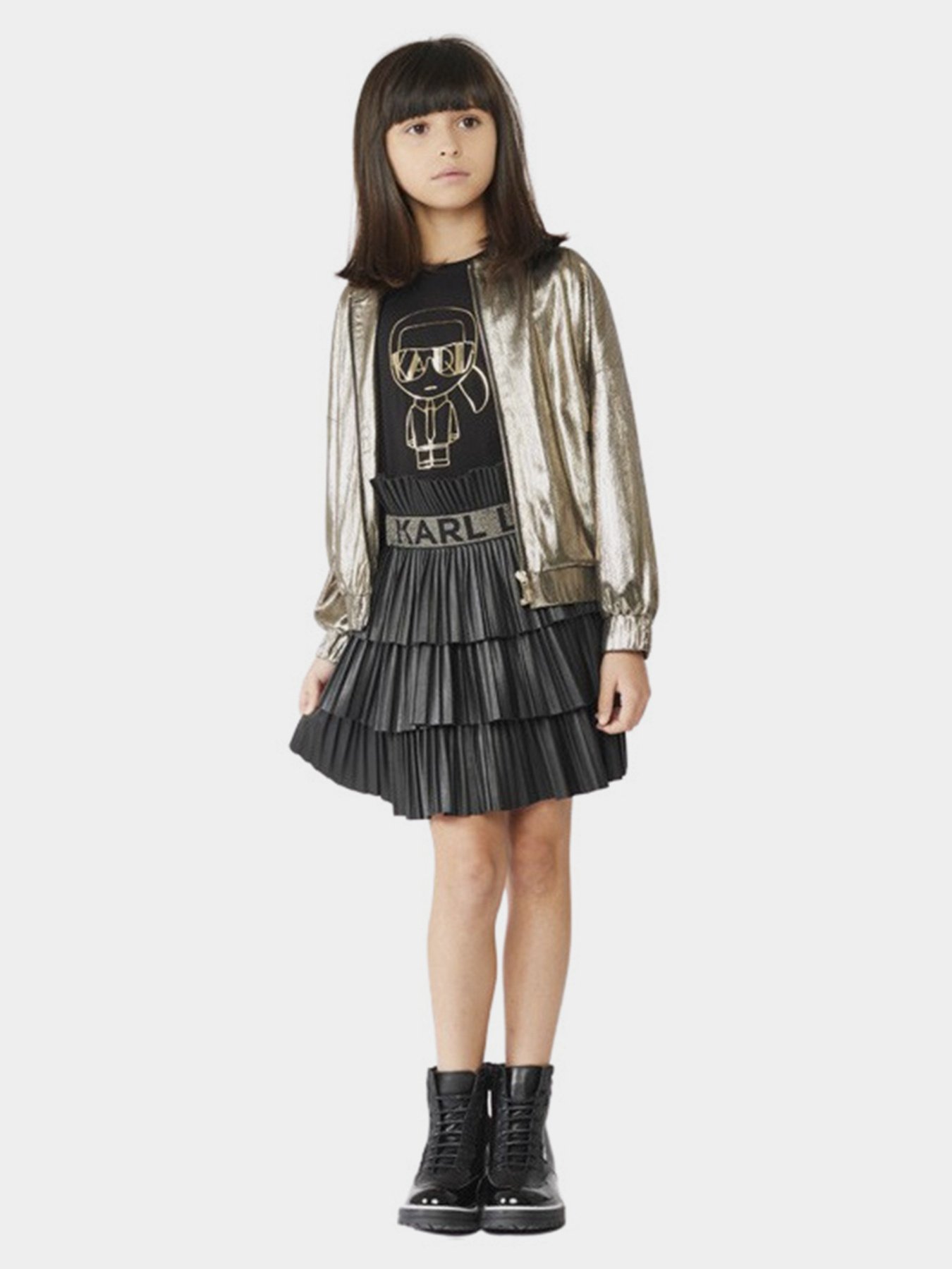 Юбка мини Karl Lagerfeld Kids модель Z13077/09B Фото