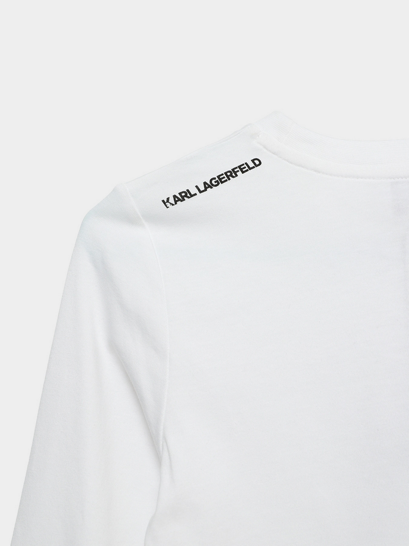 Лонгслив Karl Lagerfeld Kids модель Z25315/10B Фото