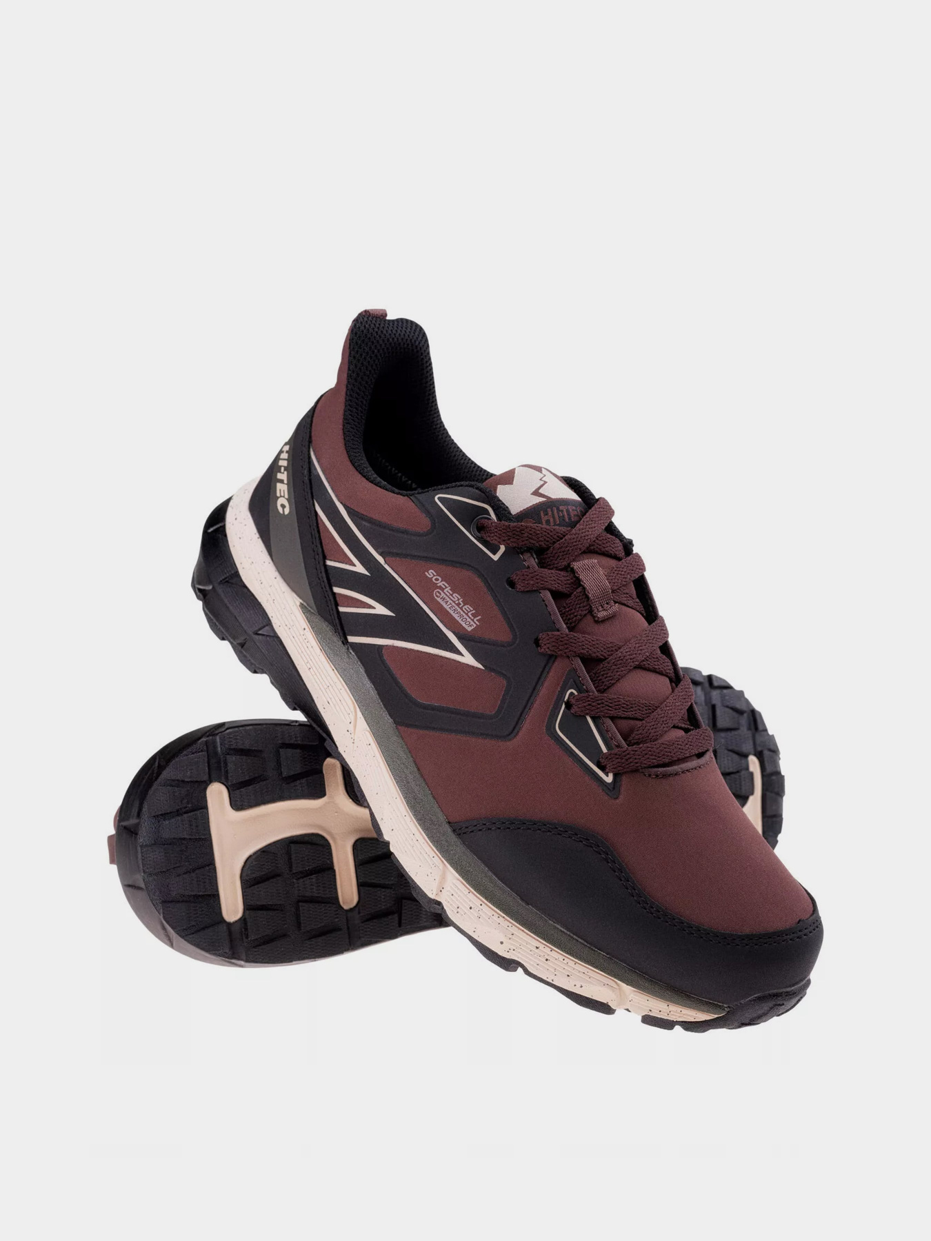 Кроссовки Hitec Bario модель BARIO WP-CINNABAR/BLACK/KHAKI Фото