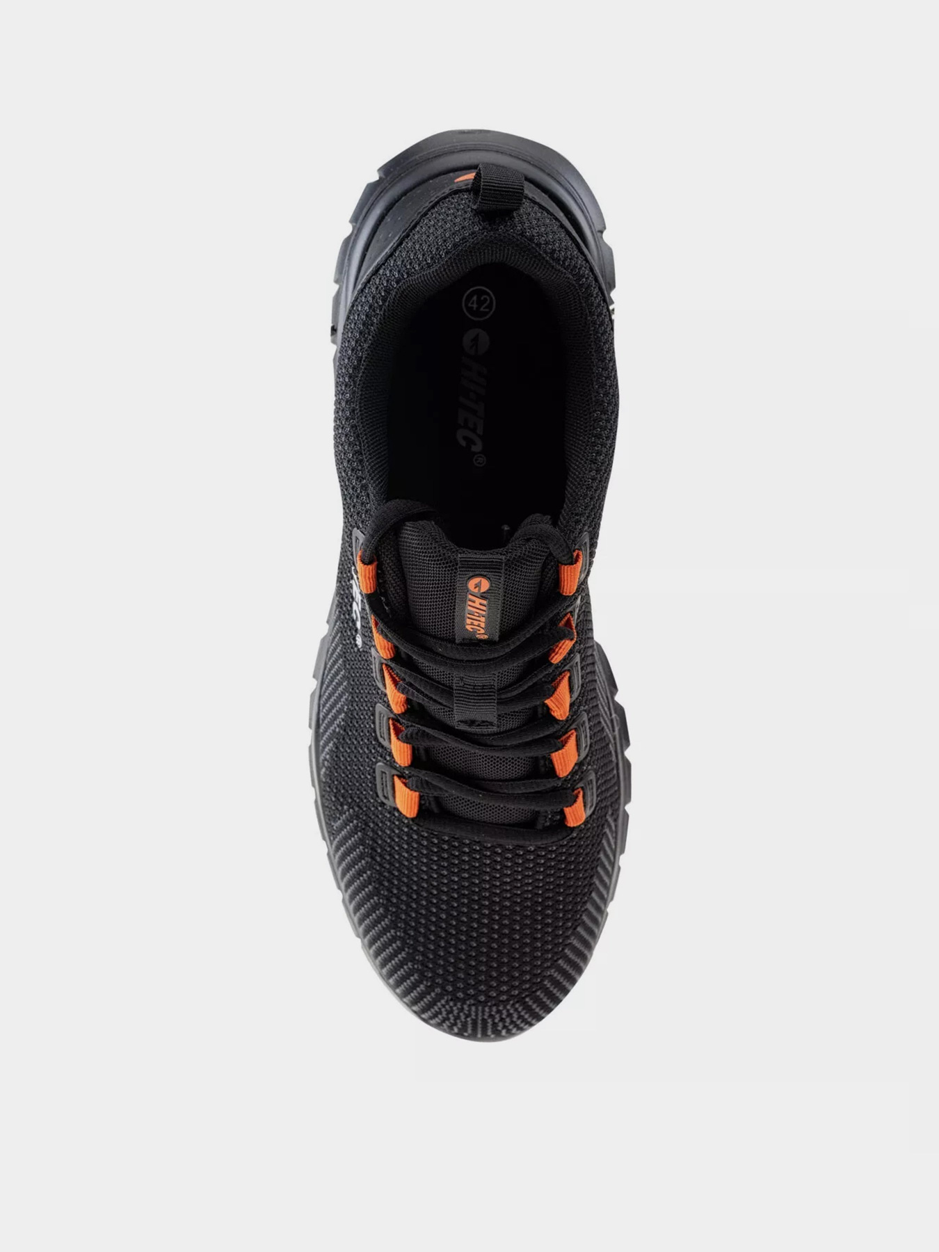Кросівки Hitec Herami Модель HERAMI-BLACK/DARK GREY/ORANGE Фото