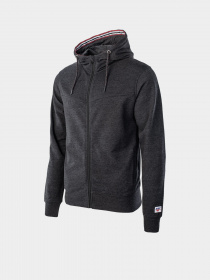 Кофта спортивная Hitec Sabarin модель SABARIN-BLACK MELANGE Фото