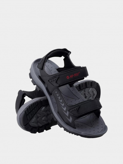 Сандалії Hitec Lubiser модель LUBISER-BLACK/DARK GREY/RED — фото 3 - INTERTOP