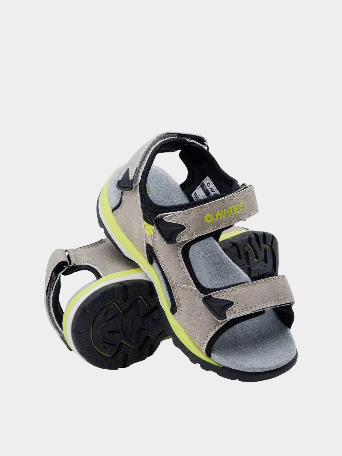 Сандалии Hitec Maleni JR модель MALENI JR-BLACK/SAND/LIME YELL Фото