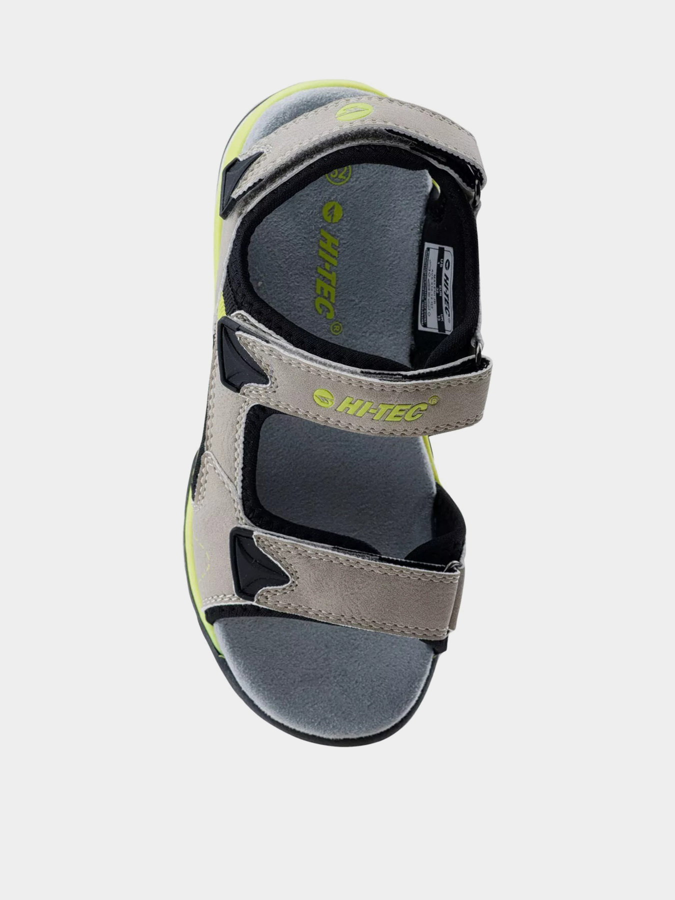 Сандалии Hitec Maleni JR модель MALENI JR-BLACK/SAND/LIME YELL Фото