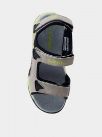 Сандалии Hitec Maleni JR модель MALENI JR-BLACK/SAND/LIME YELL Фото