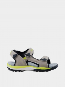Сандалии Hitec Maleni JR модель MALENI JR-BLACK/SAND/LIME YELL Фото