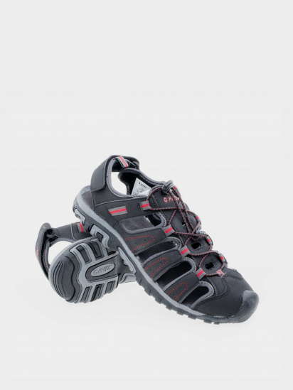 Сандалії Hitec Tiore модель TIORE-BLACK/DARK GREY/RED — фото - INTERTOP