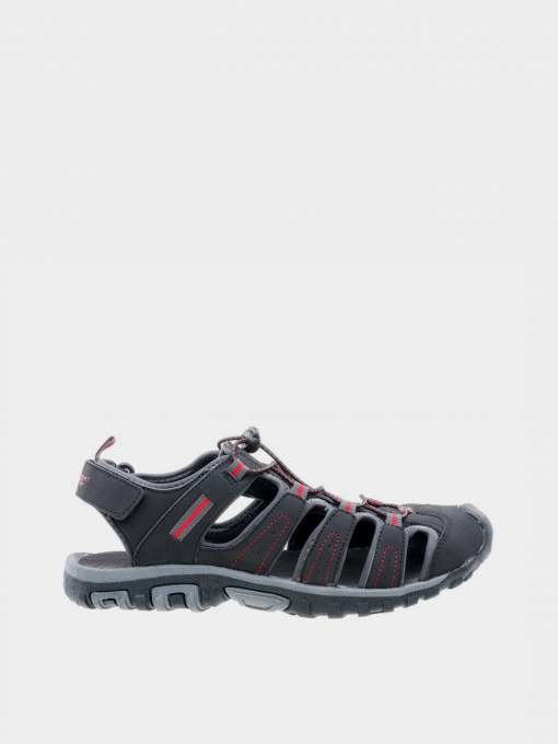Сандалії Hitec Tiore модель TIORE-BLACK/DARK GREY/RED Фото