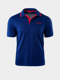 Поло Hitec модель SITE-BLUE PRINT/HIGH RISK RED Фото