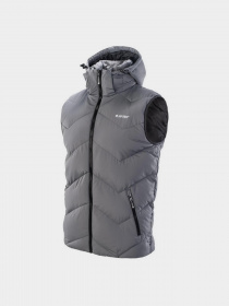 Жилет с утеплителем Hitec Charmo модель CHARMO-SMOKED PEARL/BLACK Фото