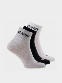 Набір шкарпеток Hitec Chire Pack II модель CHIRE PACK II-WHIT/BLK/GRE MEL Фото