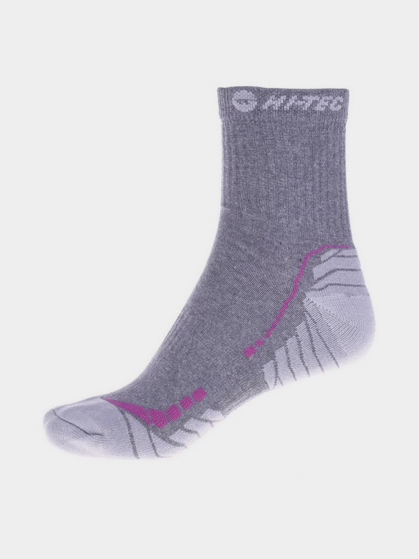 Шкарпетки та гольфи Hitec Voren модель VOREN-GREY/LIGHT GREY/PINK Фото