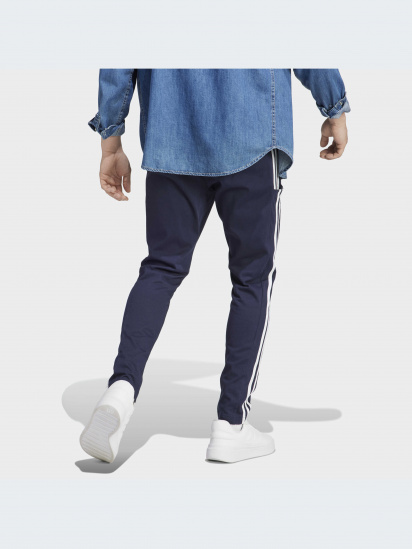 Штани повсякденні adidas Essentials Single Jersey Tapered Open Hem 3-Stripes Sportswear модель IC0045 — фото - INTERTOP