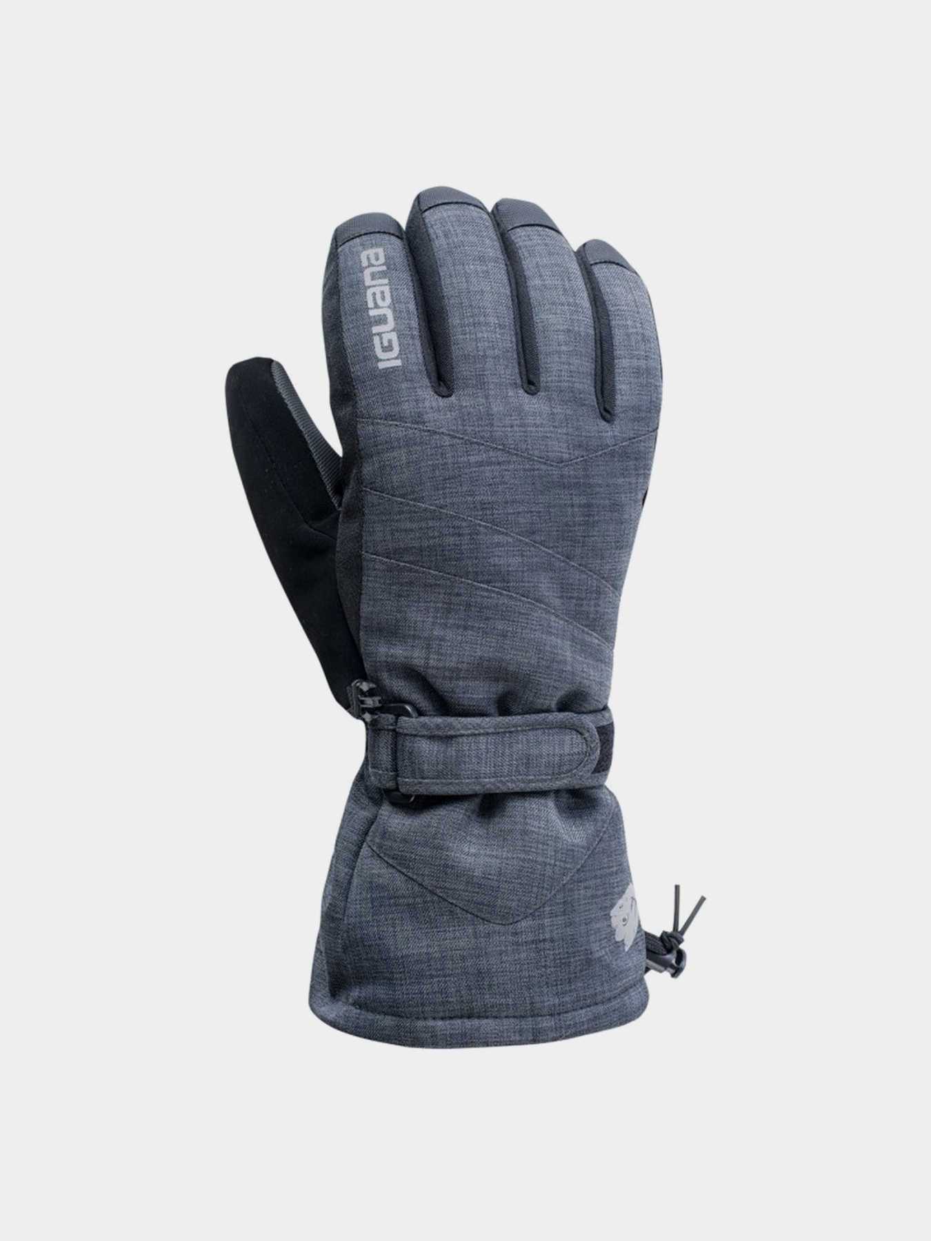 Перчатки Iguana Axel модель AXEL-DARK GREY MELANGE/BLACK Фото