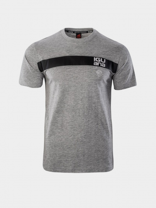 Футболки і поло Iguana Gordon модель GORDON-GREY MELANGE/BLACK Фото