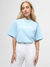 Футболка INTERTOP x KVITKOVA модель 13027-11 Фото