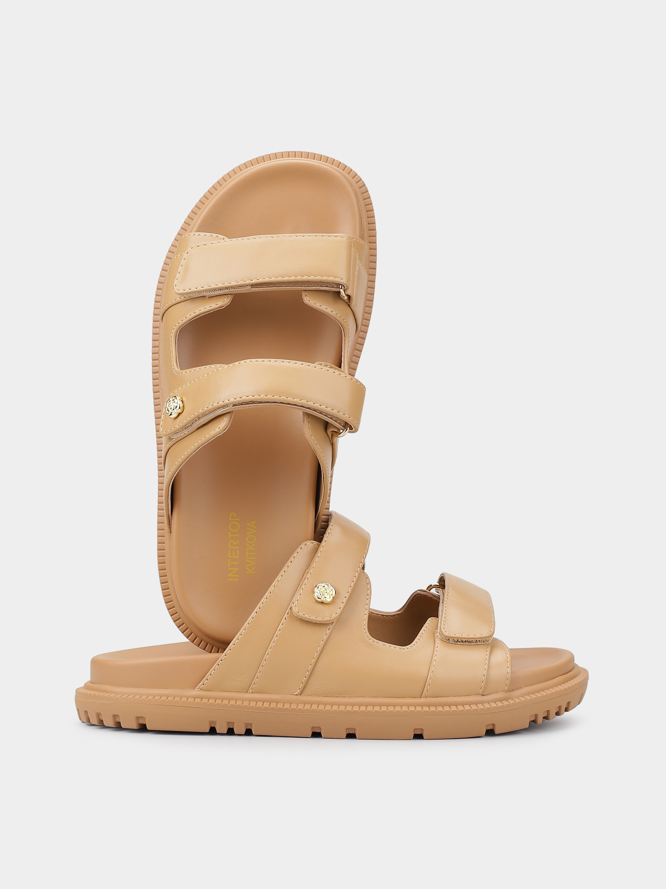 Шлепанцы INTERTOP x KVITKOVA модель 312-1004/104 Фото