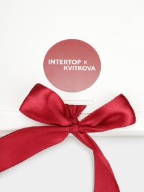 Шарфи та хустки INTERTOP x KVITKOVA модель 32-6505/50 Фото