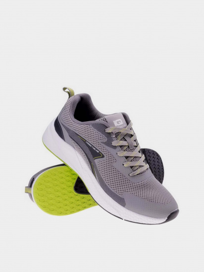 Кросівки IQ Greton модель GRETON-MID GREY/DARK GREY/LIME — фото - INTERTOP