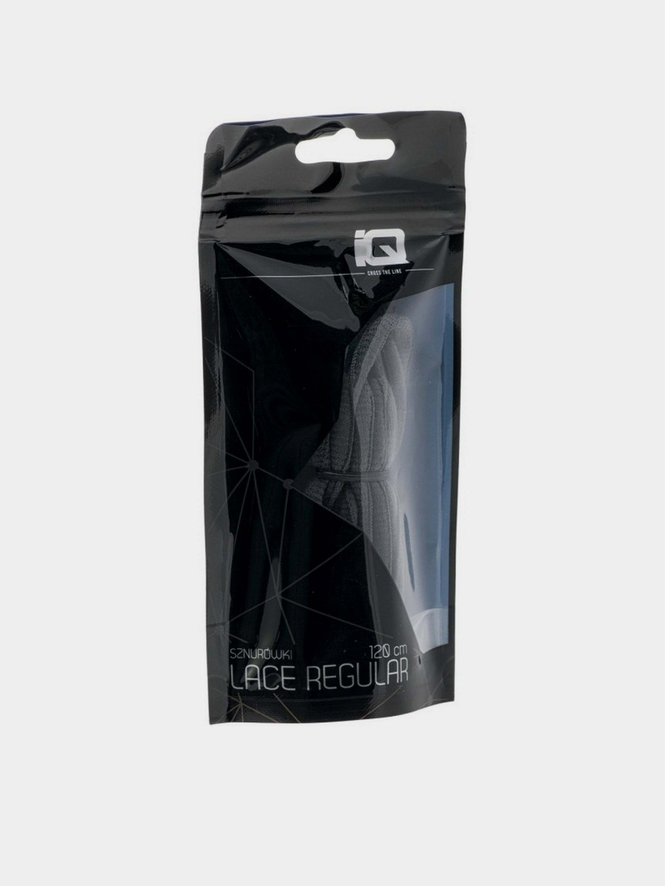 Шнурки IQ 120 см модель LACE REGULAR-GREY Шнурки IQ 120 см модель LACE REGULAR-GREY Фото