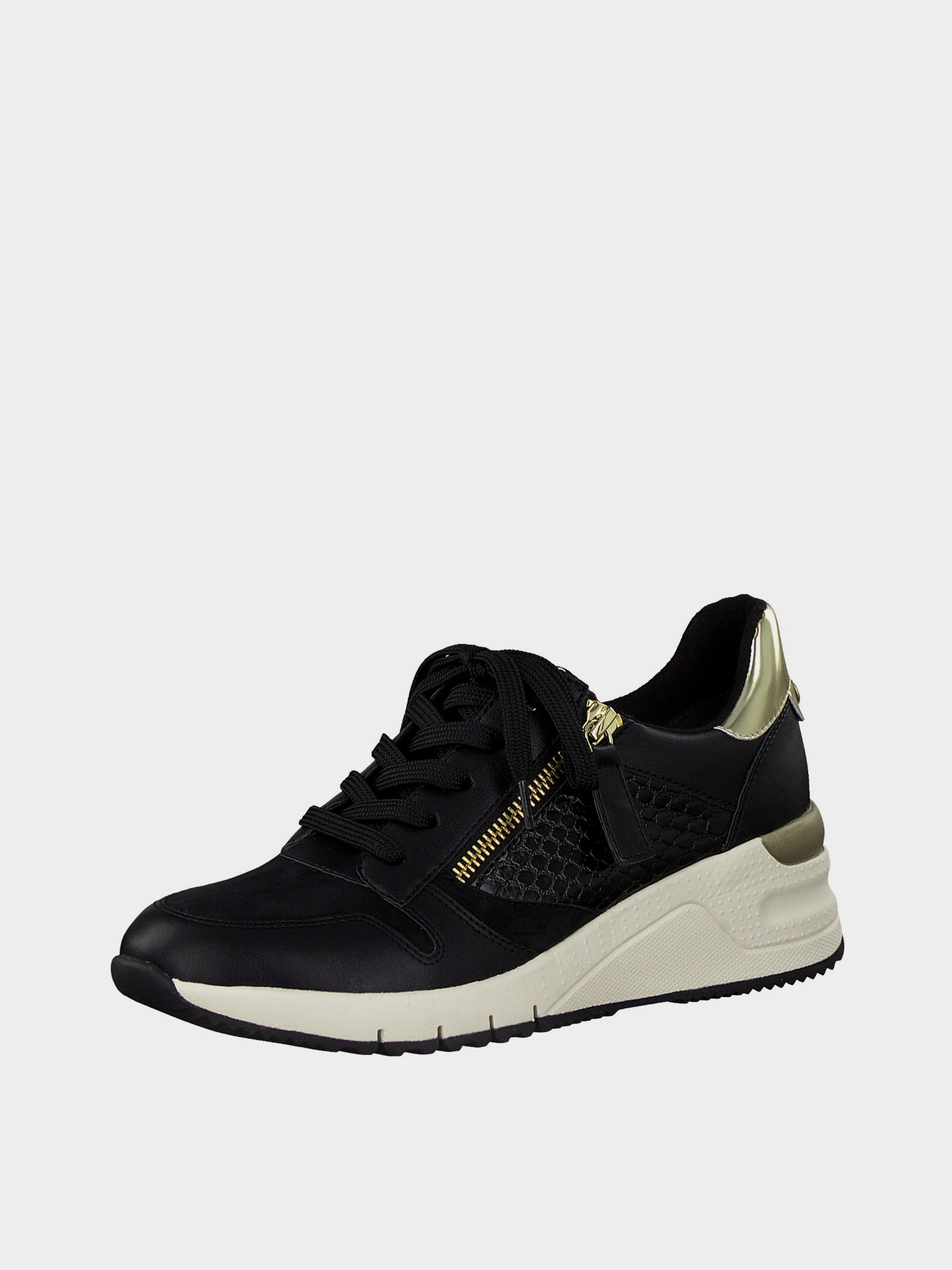 Кроссовки Tamaris модель 1-1-23702-27 048 BLACK/GOLD Фото