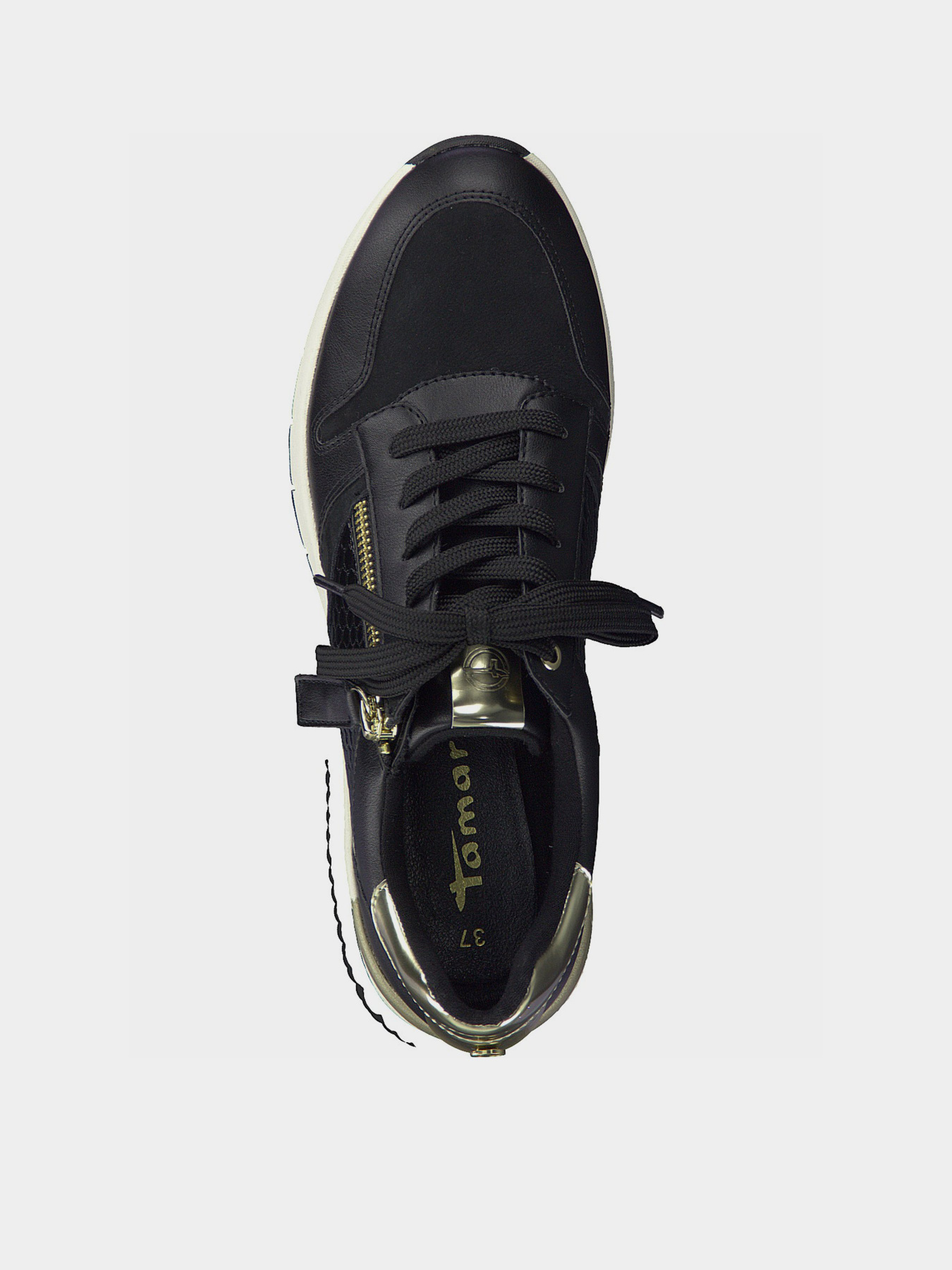 Кроссовки Tamaris модель 1-1-23702-27 048 BLACK/GOLD Фото
