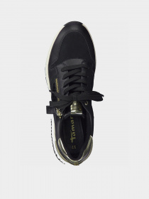 Кросівки повсякденні Tamaris модель 1-1-23702-27 048 BLACK/GOLD Фото