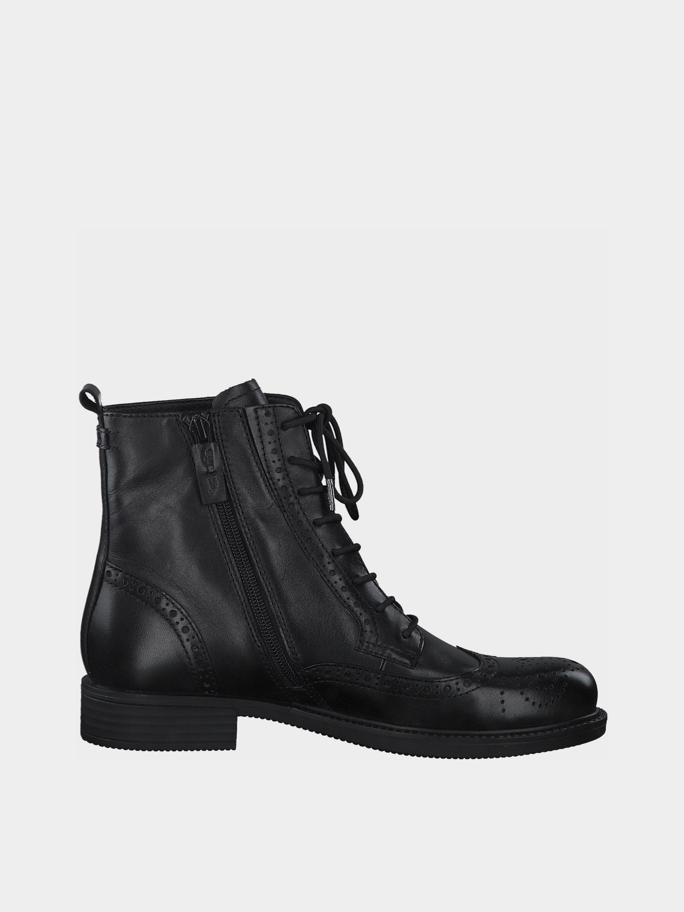 Ботинки Tamaris модель 1-1-25106-27 003 BLACK LEATHER Ботинки Tamaris модель 1-1-25106-27 003 BLACK LEATHER Фото
