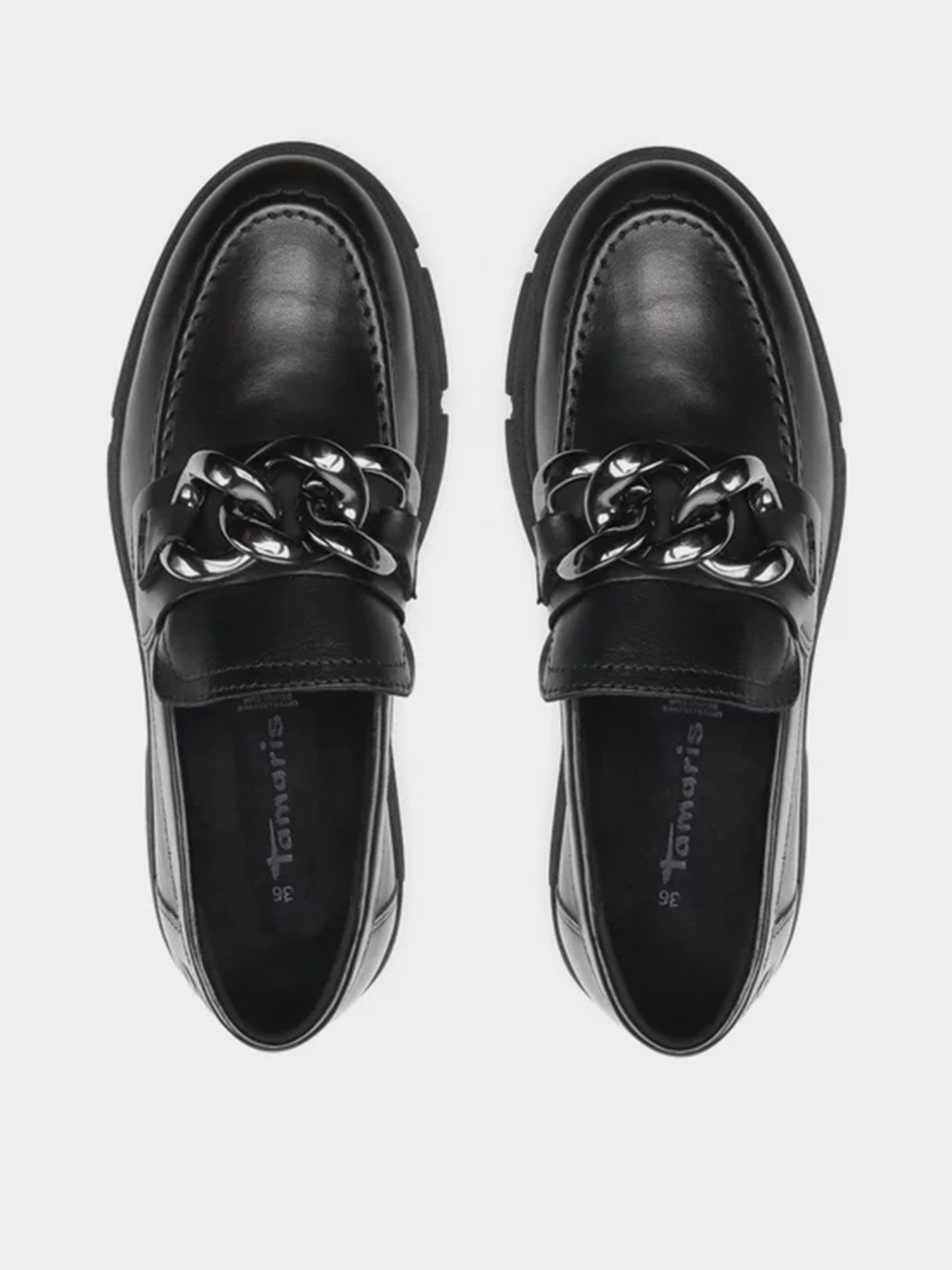 Лофери Tamaris модель 1-1-24708-29 003 BLACK LEATHER Фото