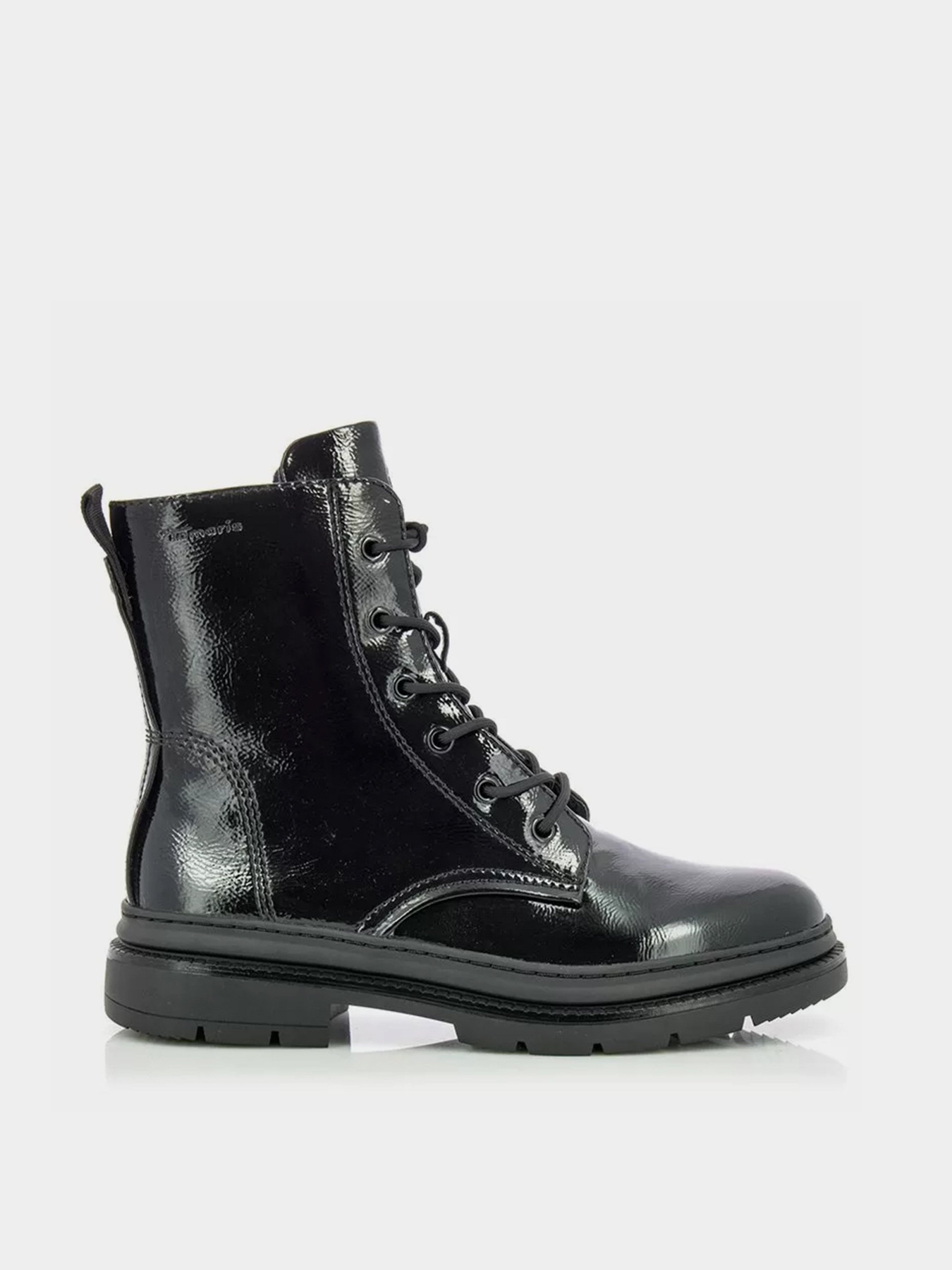 Черевики Tamaris модель 1-1-25210-29 018 BLACK PATENT Черевики Tamaris модель 1-1-25210-29 018 BLACK PATENT Фото