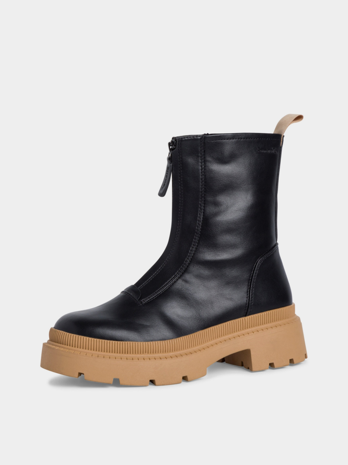 Ботинки Tamaris модель 1-1-25406-29 031 BLACK/CAMEL Фото