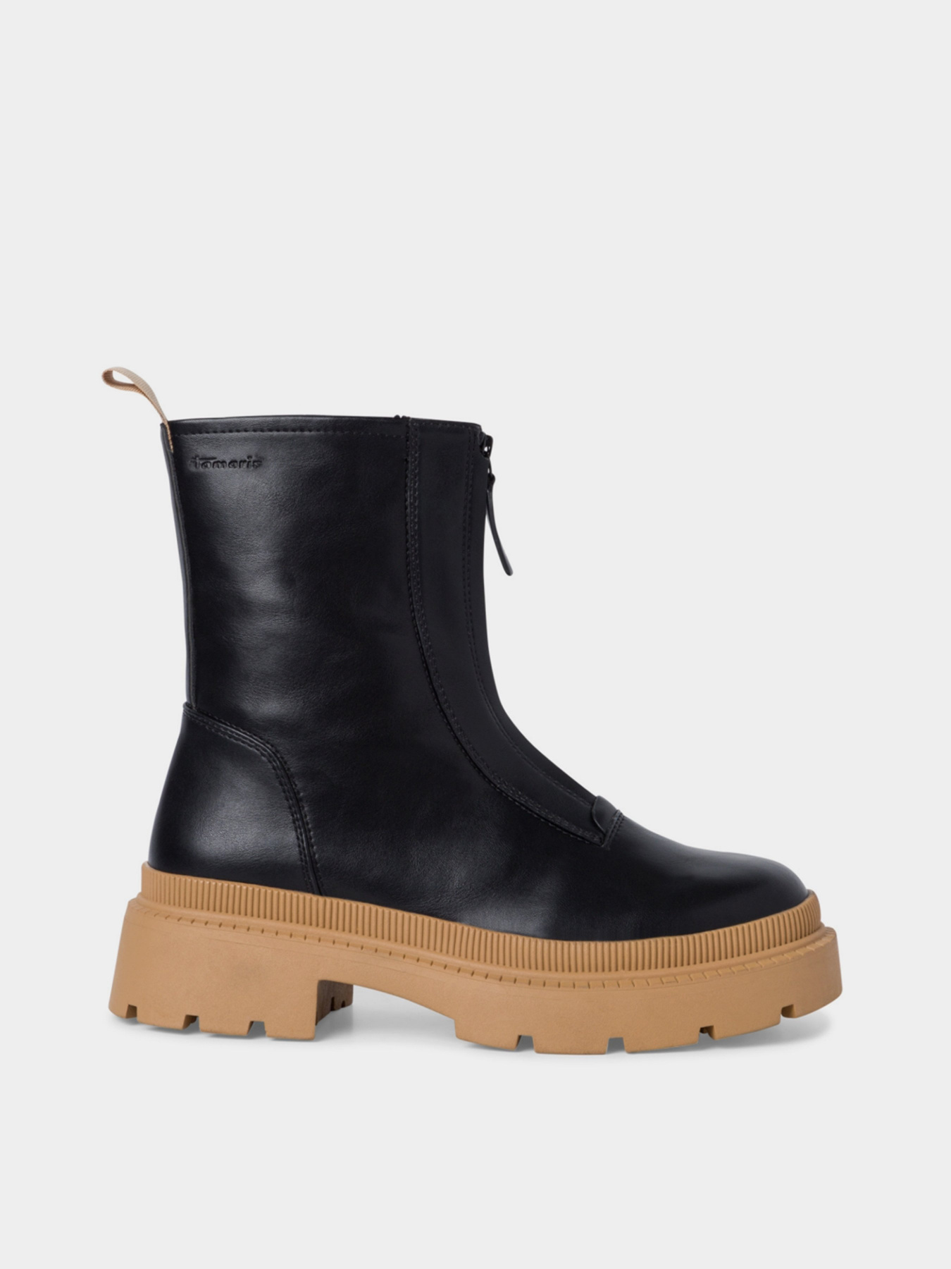 Ботинки Tamaris модель 1-1-25406-29 031 BLACK/CAMEL Фото