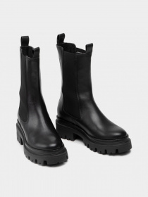 Челси Tamaris Chelsea модель 1-1-25498-29 003 BLACK LEATHER Фото