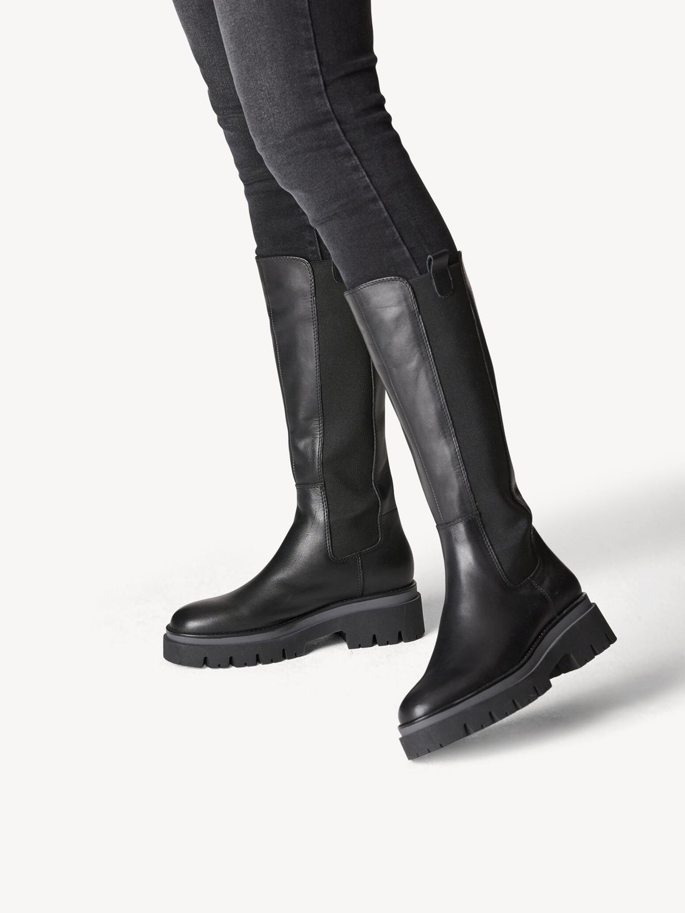 Сапоги Tamaris модель 1-1-25632-29 003 BLACK LEATHER Фото