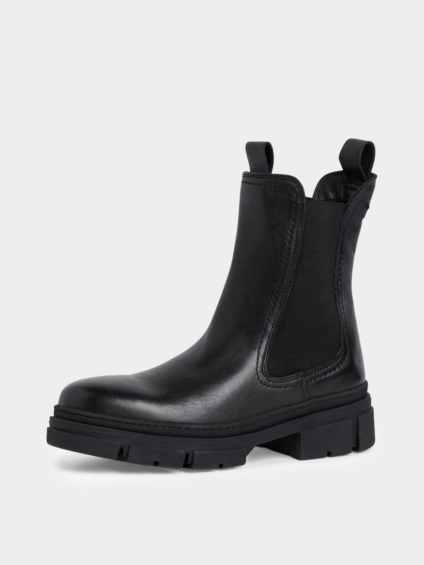 Челсі Tamaris модель 1-1-25901-29 003 BLACK LEATHER Челсі Tamaris модель 1-1-25901-29 003 BLACK LEATHER Фото