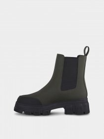 Челси Tamaris модель 1-1-25921-29 710 OLIVE/BLACK Фото