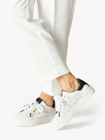 Кеди низькі Tamaris Модель 1-1-23707-20 184 WHITE/NAVY Фото