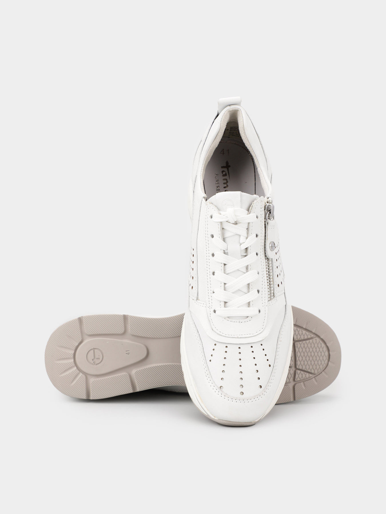 Кроссовки Tamaris модель 1-1-23711-30 110 WHITE STRUCT. Фото