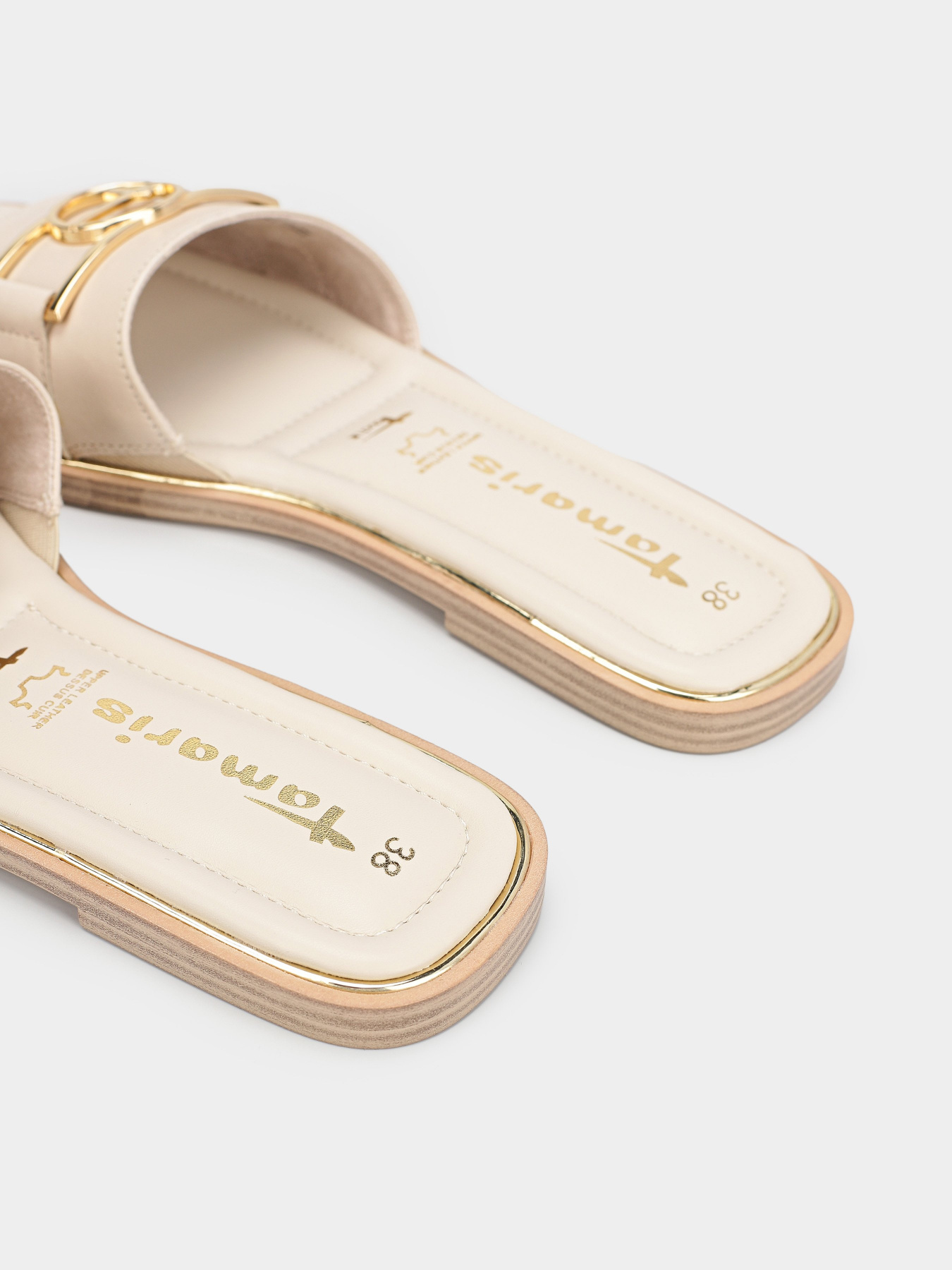 Шлепанцы Tamaris модель 1-1-27107-20 418 IVORY Фото