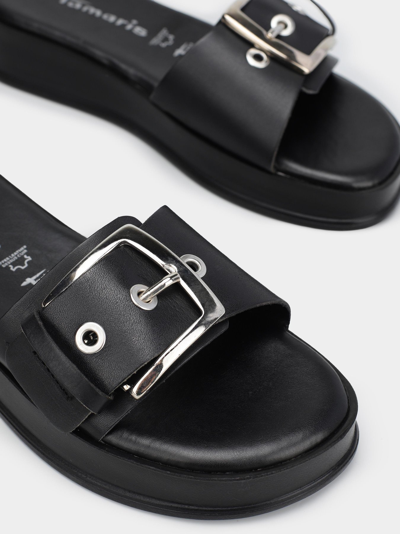 Шльопанці Tamaris модель 1-1-27115-20 001 BLACK Фото